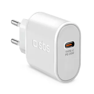 Carica batteria da rete USB TYPE-C SBS PD 20W