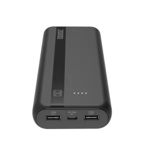 Bank CELLULAR LINE "Entry" 20.000mAh BLK