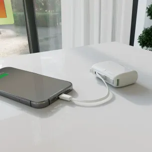 Power Bank PURO 10.000mAh 1xUSB-A 1xUSB-C PD WHT 2
