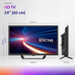 Televisore Strong HD 24" SRT24HE4023C