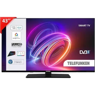 Televisore SMART TV TELEFUNKEN 43" FHD 200Hz