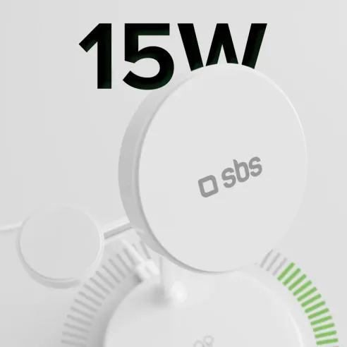 Stazione ricarica wireless Qi2 per cellulari, Apple Watch, auricolari wireless