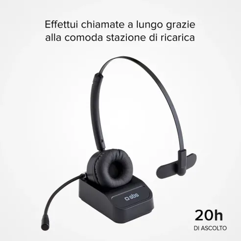Cuffia mono Wireless Multipoint con microfono