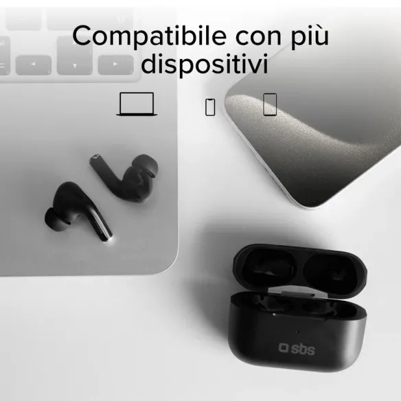 Auricolari TWS compatibili con ricarica wireless