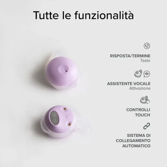 Auricolari OWS con archetti e custodia di ricarica