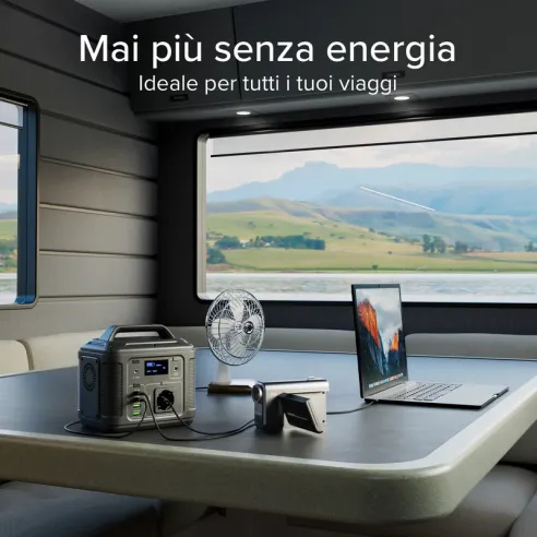 Stazione di ricarica portatile 50.000 mAh a 200 Watt di potenza