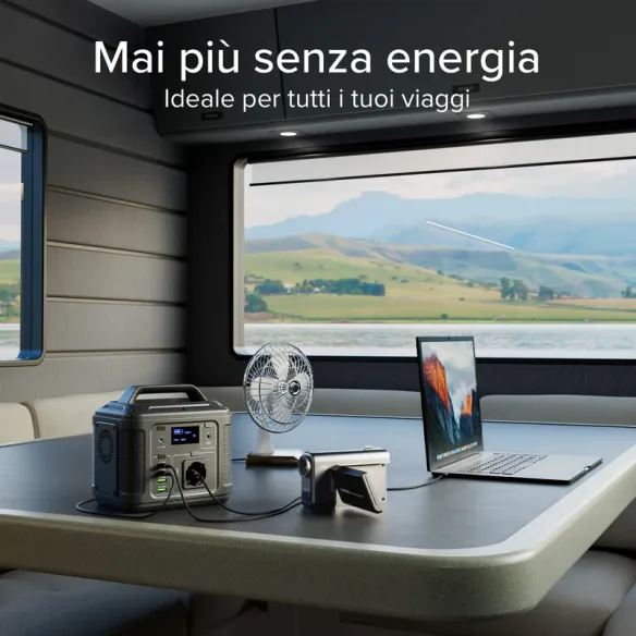 Stazione di ricarica portatile 50.000 mAh a 200 Watt di potenza