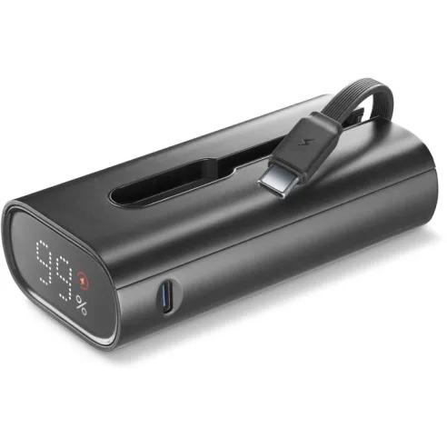 Power Bank 10000mAh con cavo USB-C integrato